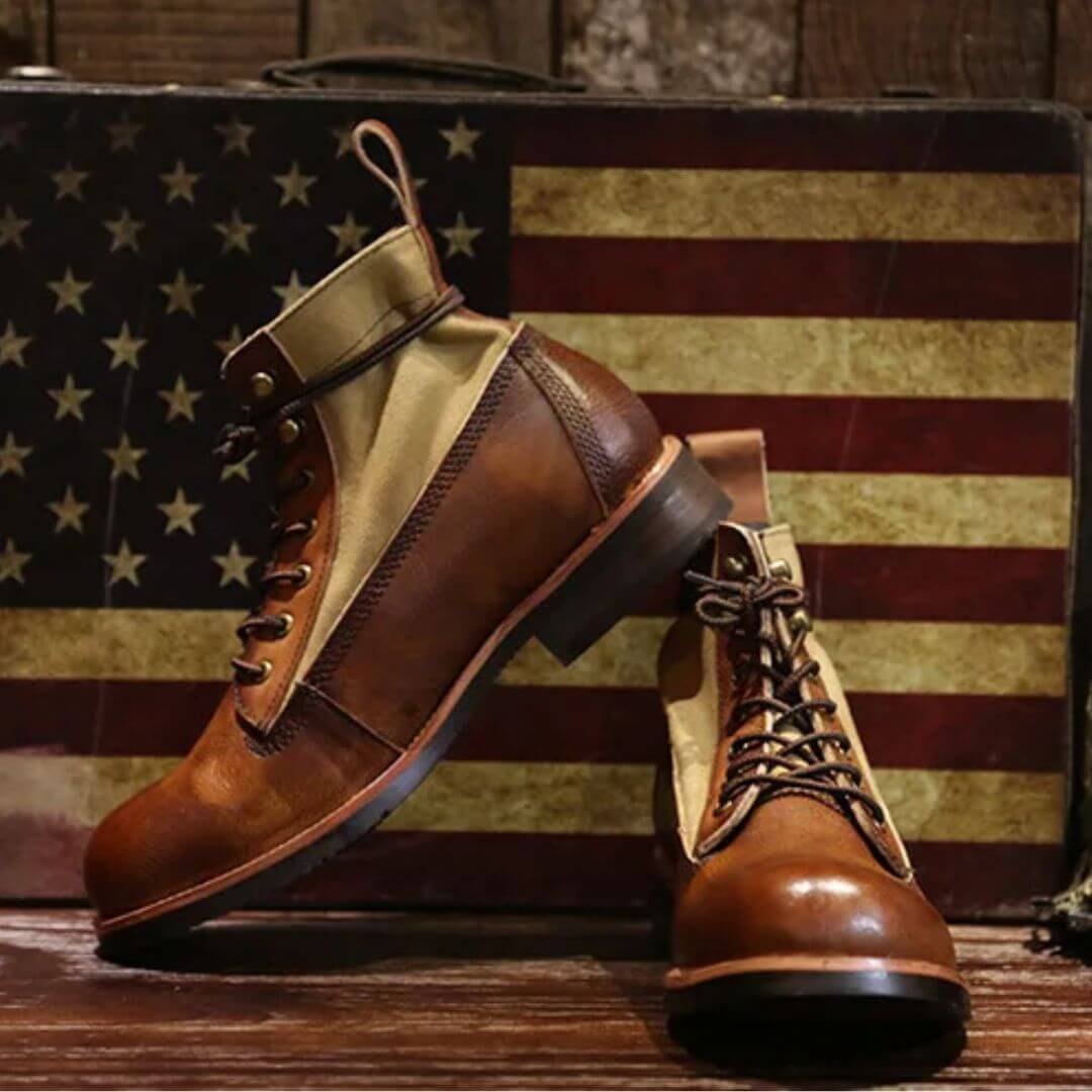 Stylische Retro-Stiefeletten
