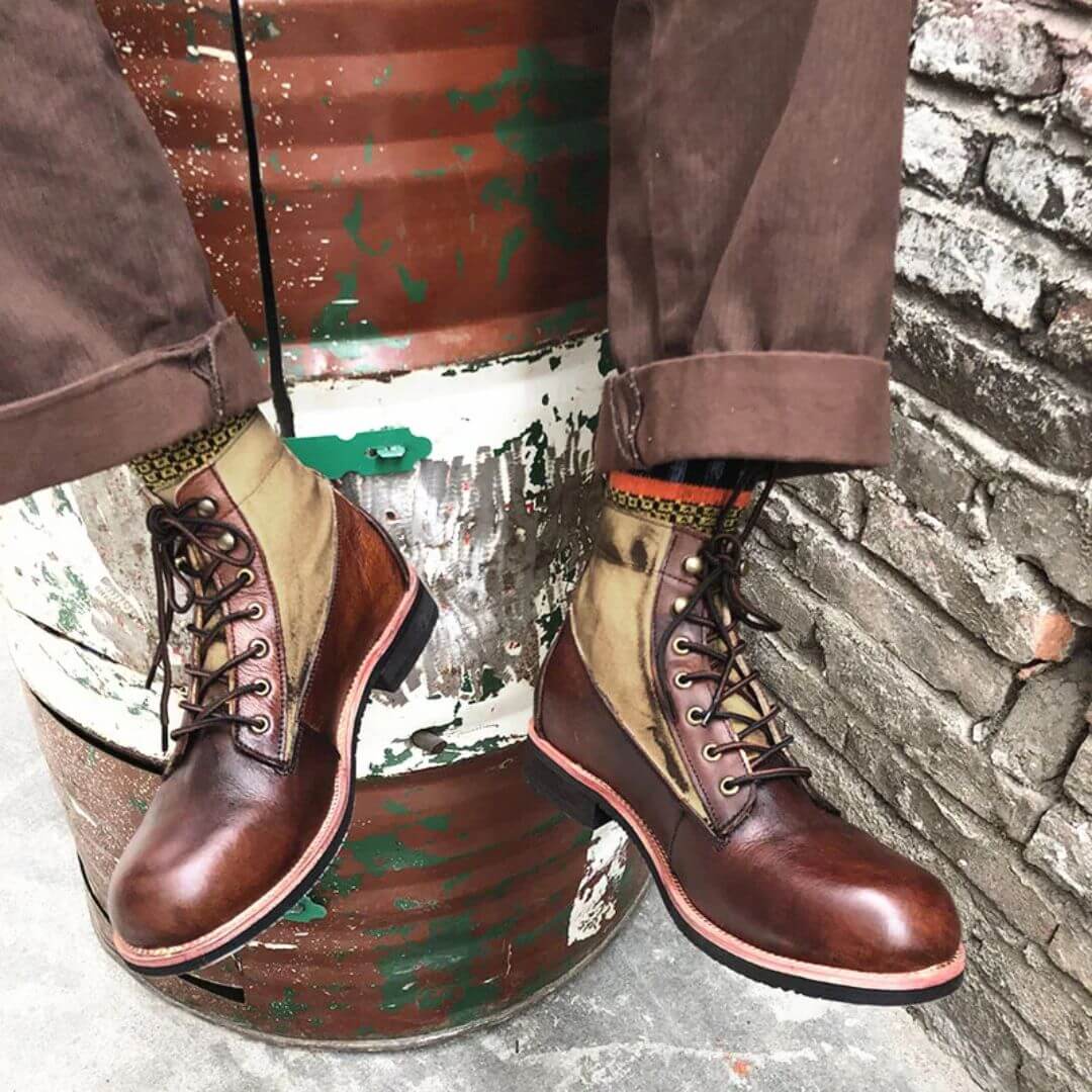 Stylische Retro-Stiefeletten