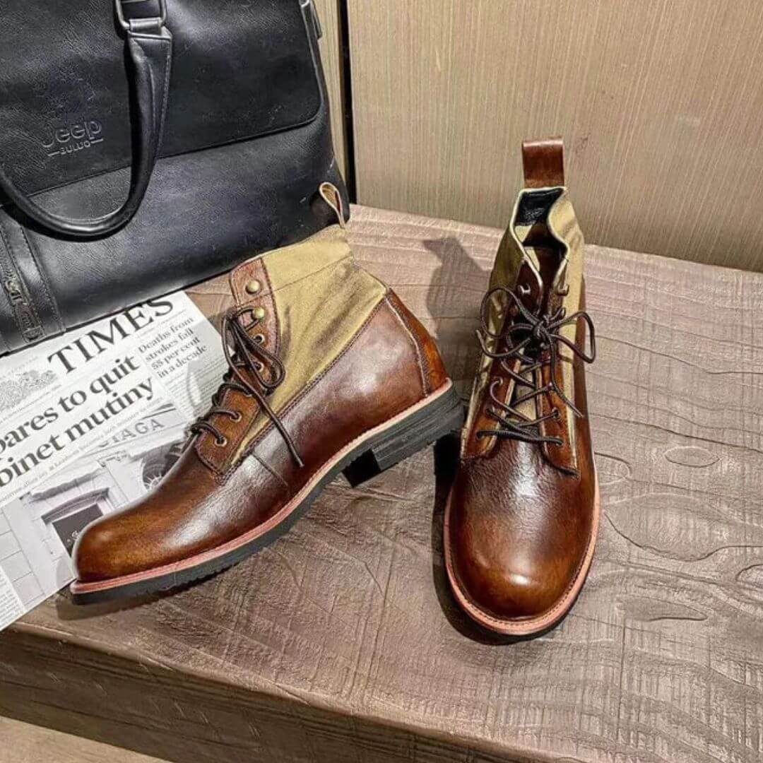 Stylische Retro-Stiefeletten