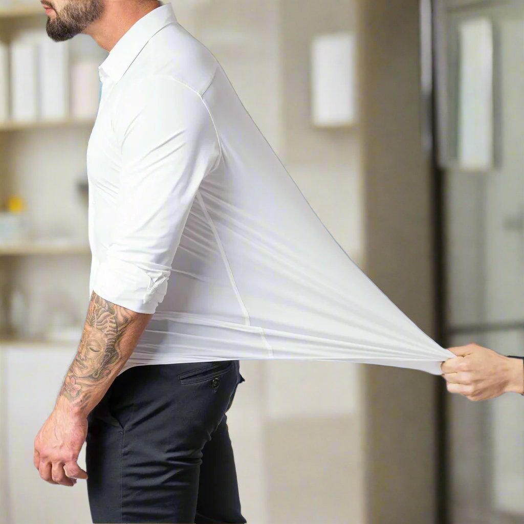 Herren Businesshemd Slim Fit Bügelfrei Baumwolle – Rendano
