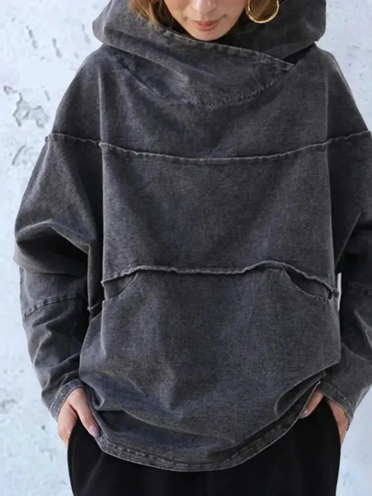 Grauer Damenpullover - Lotte
