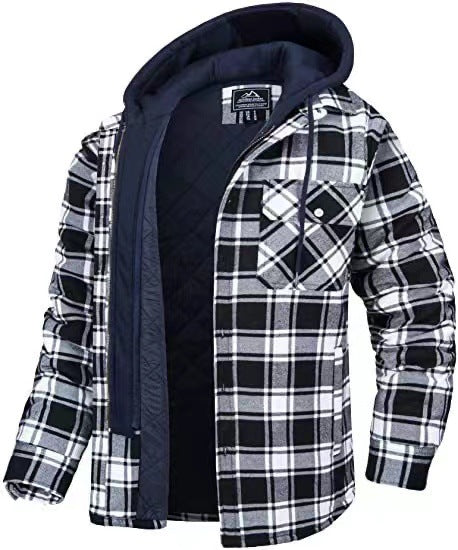 Klassische gesteppte Holzfällerjacke