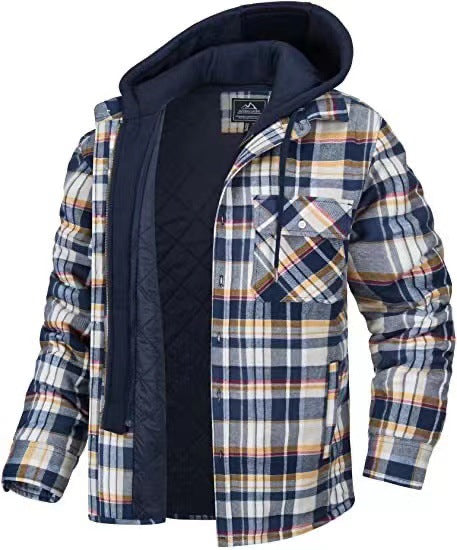 Klassische gesteppte Holzfällerjacke