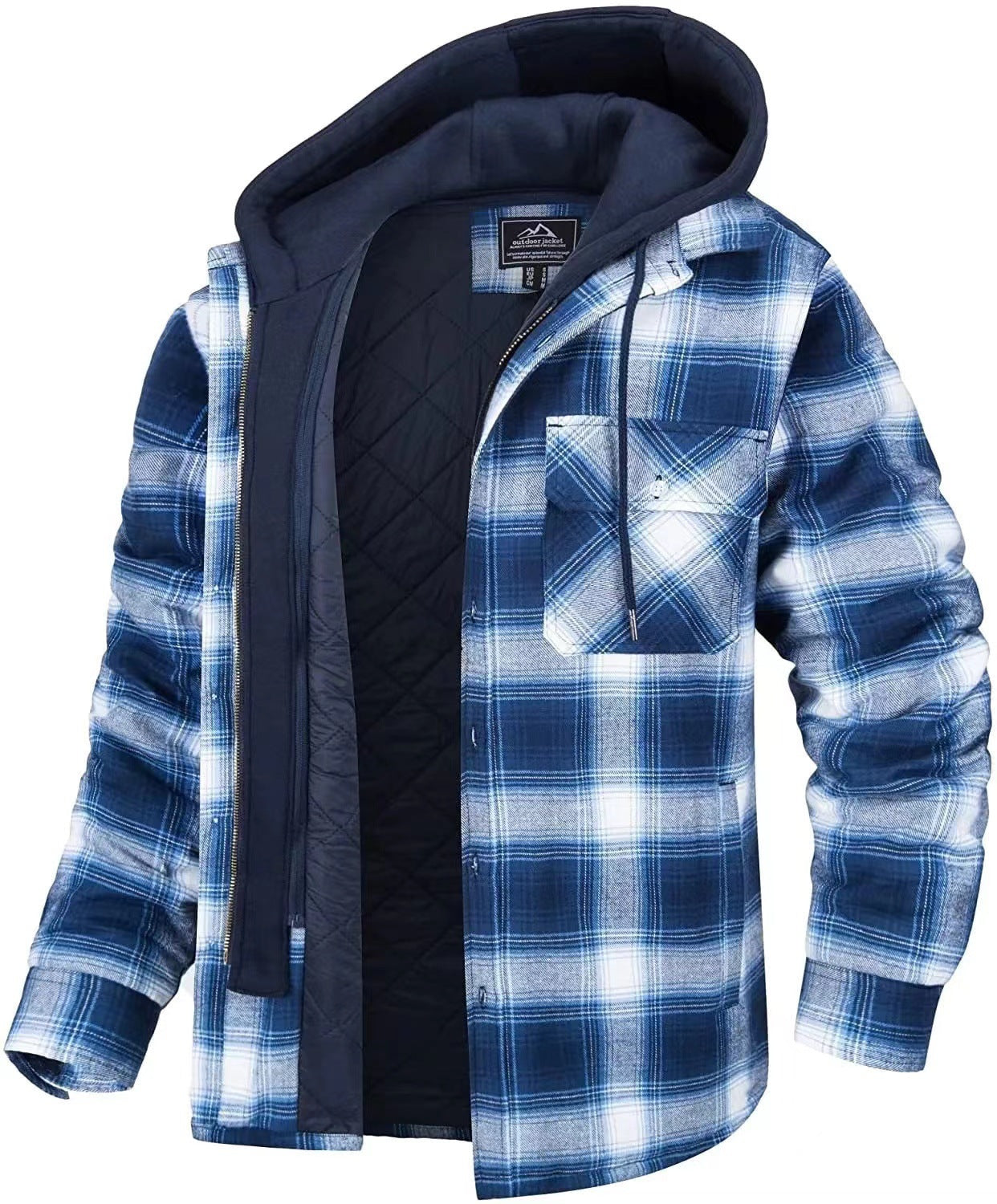 Klassische gesteppte Holzfällerjacke