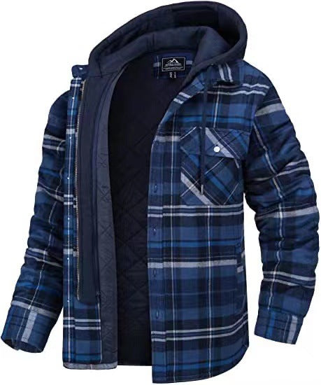 Klassische gesteppte Holzfällerjacke