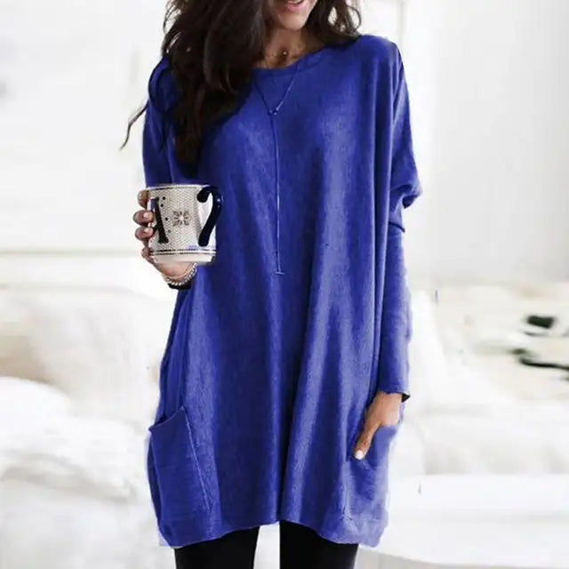 Elegante Langarm-Tunika für Damen – Sabrina