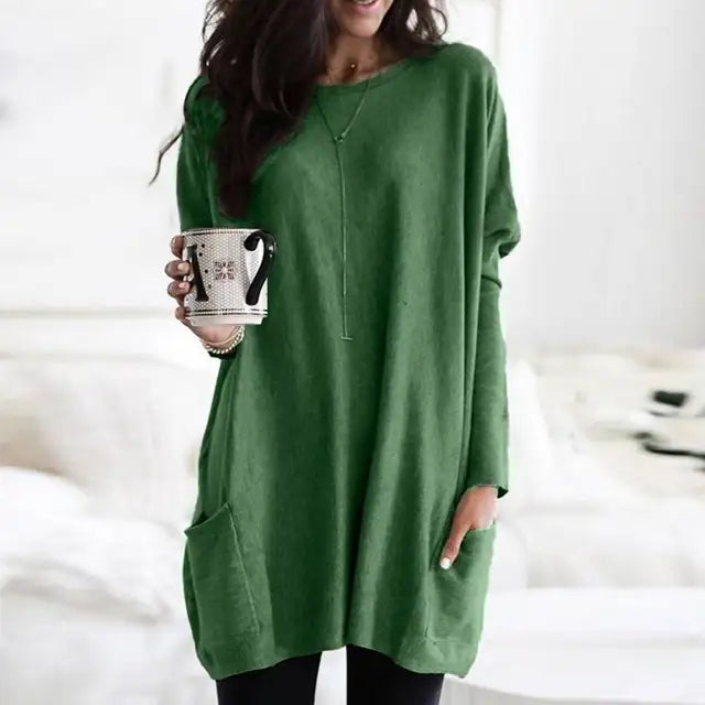 Elegante Langarm-Tunika für Damen – Sabrina