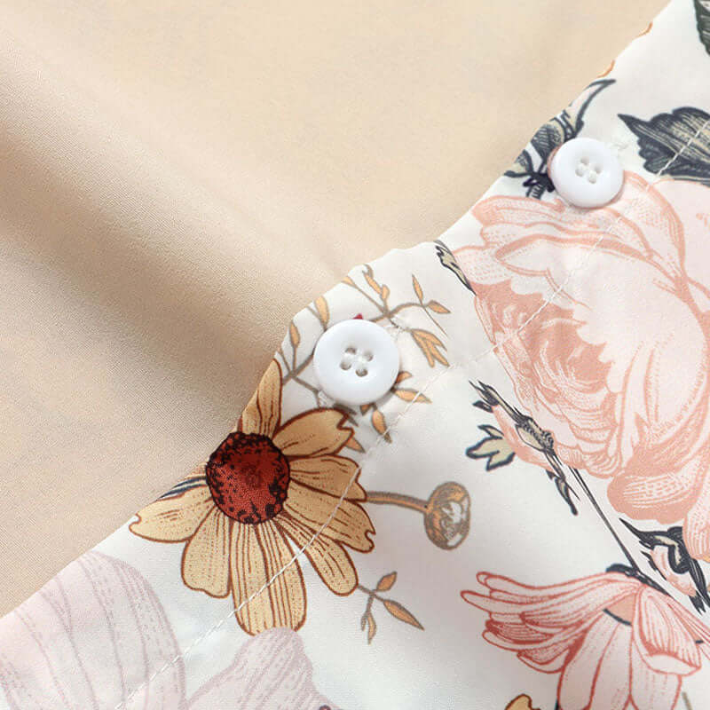 Herren Kurzarmhemd mit Floral Design