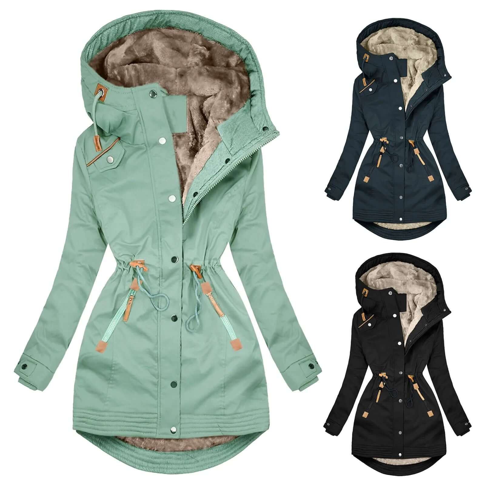 Damen Parkajacke - Kuschelig & Wetterfest