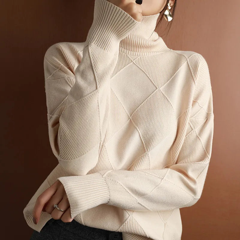 Mara™ - Bequemer weicher Rollkragenpullover