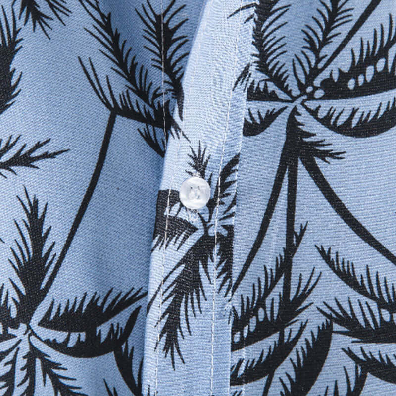 Stylisches Herren-Urlaubshemd mit Palmenprint