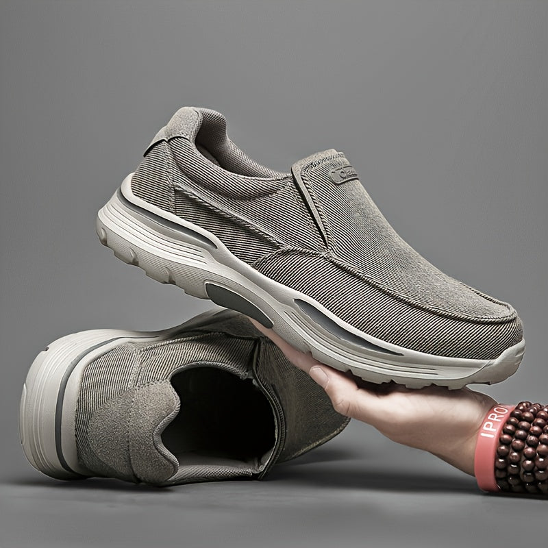Hellgraue Canvas Loafers - Finn