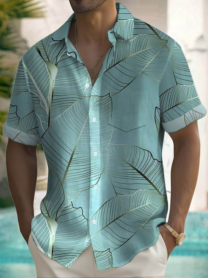 Tropisches Hawaii-Hemd Übergröße