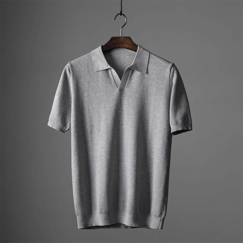 Luxuriöses Poloshirt aus Peruanischer Baumwolle
