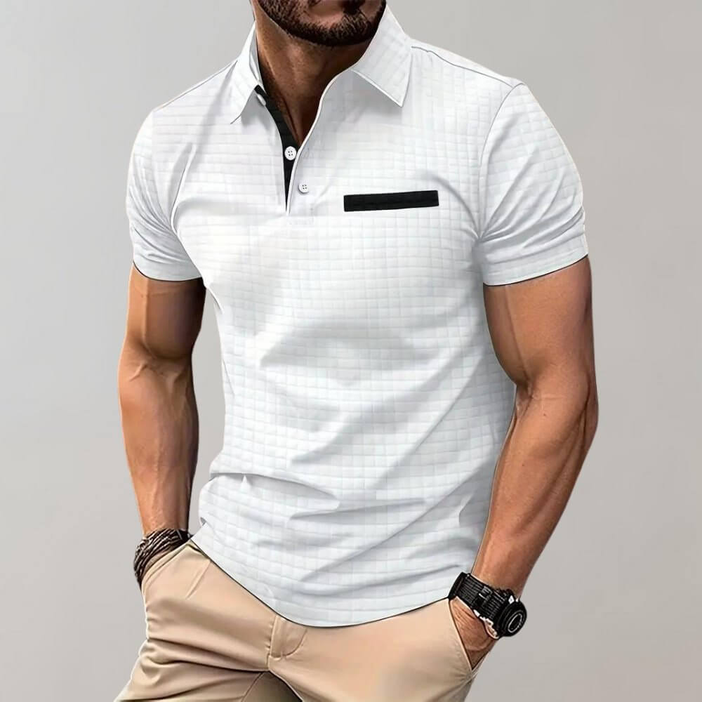 Elegantes Polohemd für Herren- Atmungsaktiv & Bequem
