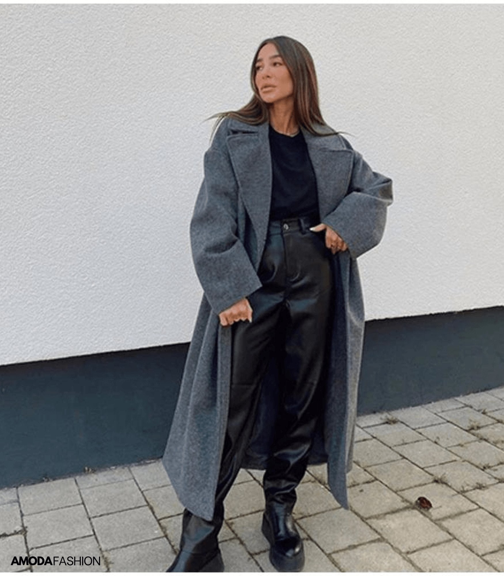 Agata | Lässiger klassischer Streetware-Wintermantel für Damen