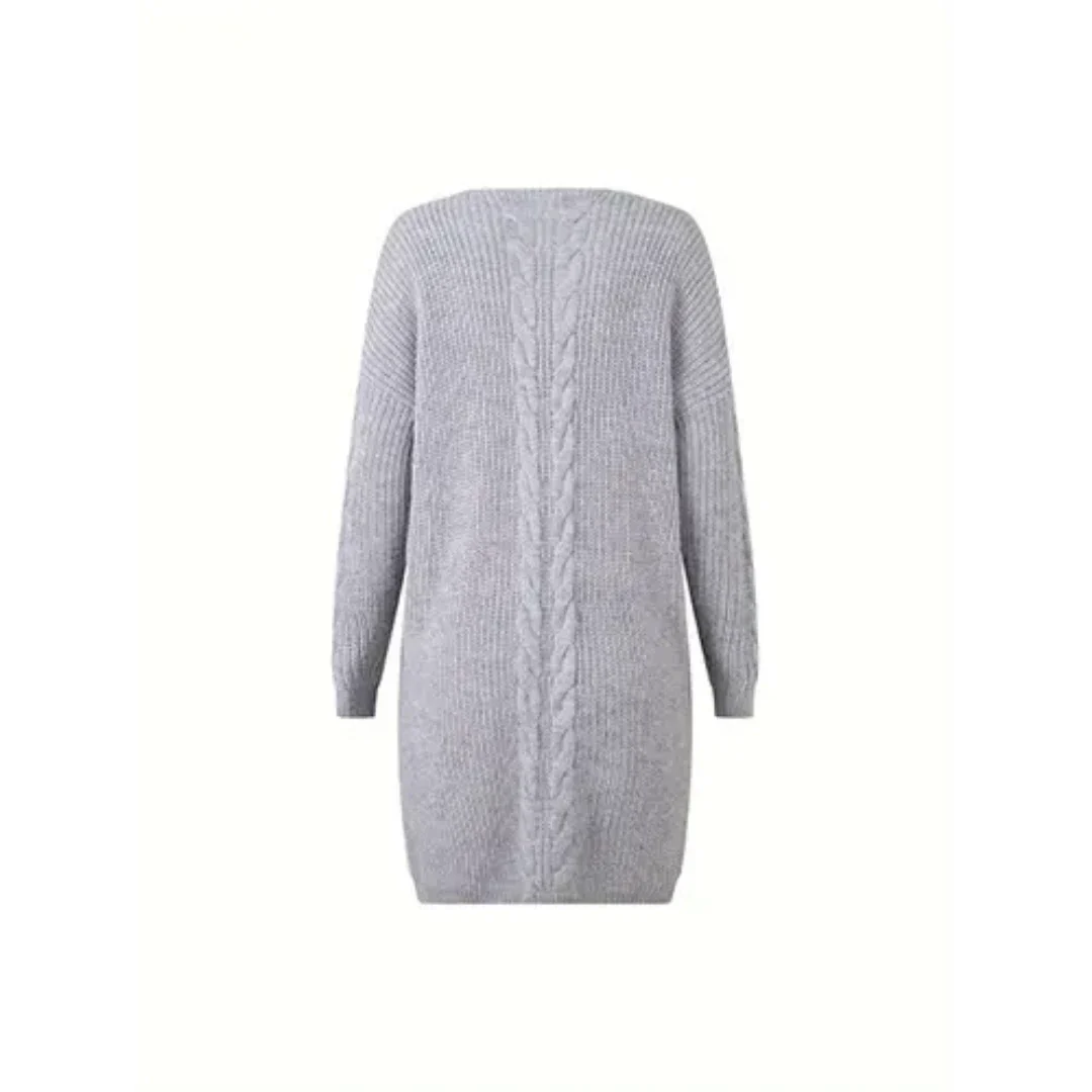 Riley | Damen Warme Strick Pullover | Übergröße