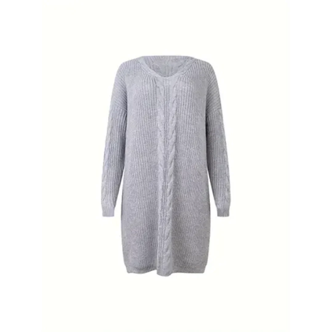Riley | Damen Warme Strick Pullover | Übergröße