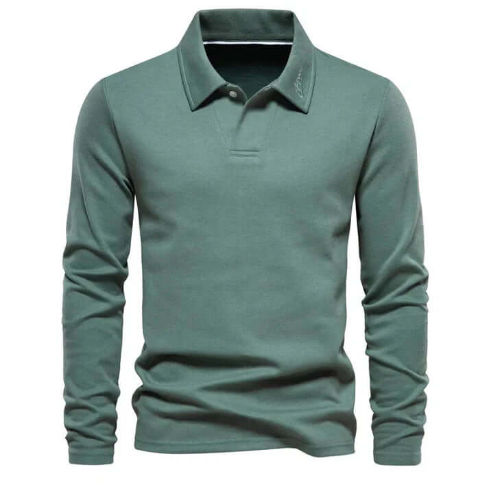 Herren Langarm Polohemd - Klassisch & Komfortabel