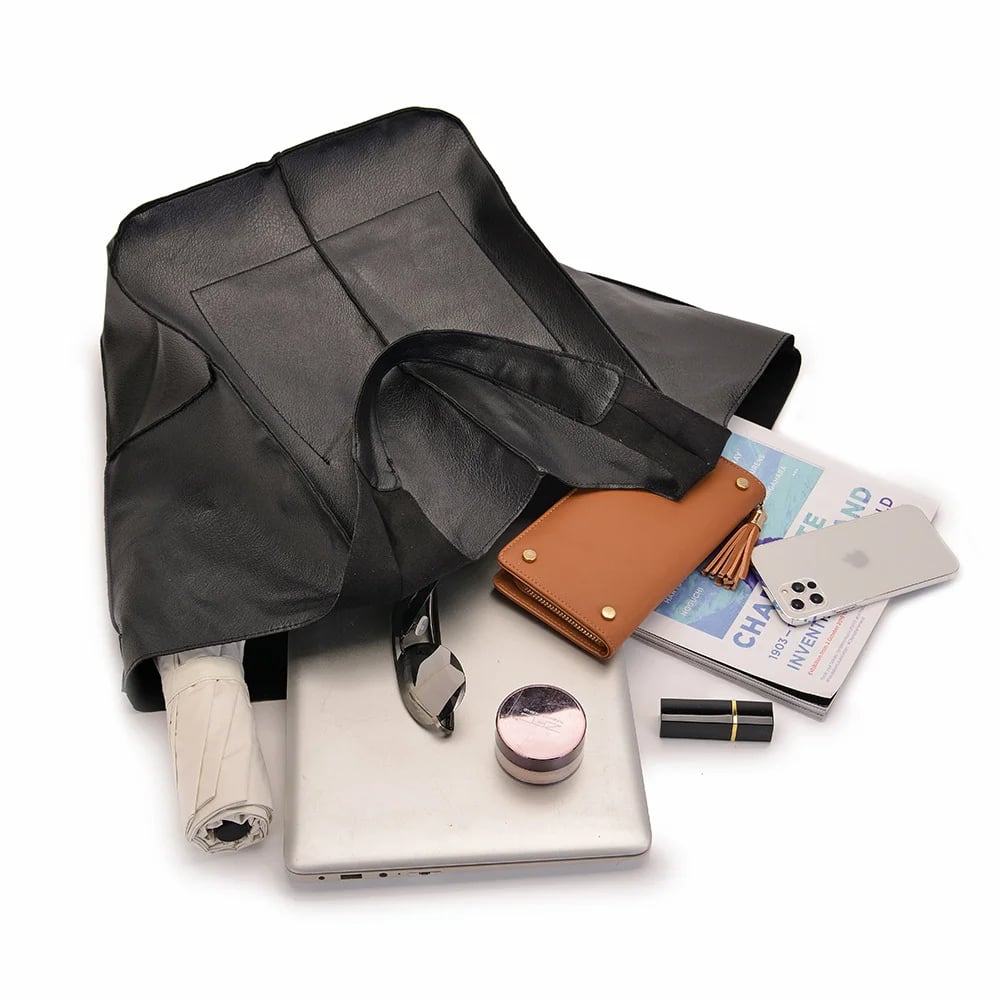 Carla™ - Neue übergroße handgefertigte Handtasche aus veganem Leder