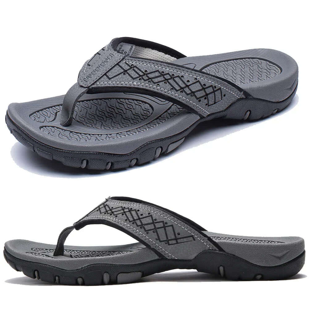 Ergonomische Herren Slipper - bequem und stützend