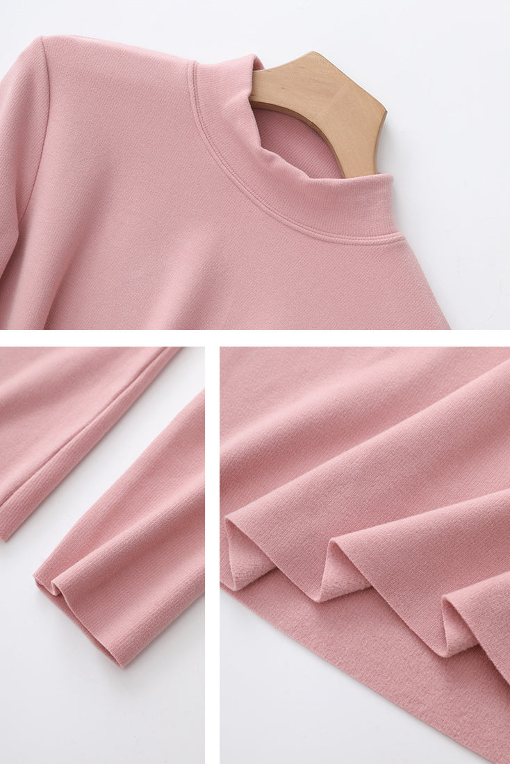 Slim Fit Rollkragen-Sweatshirt
