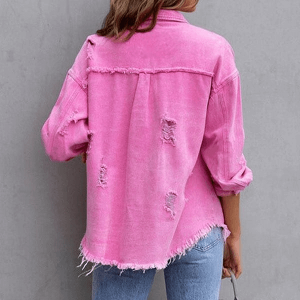 Stylische Denim Jacke Damen