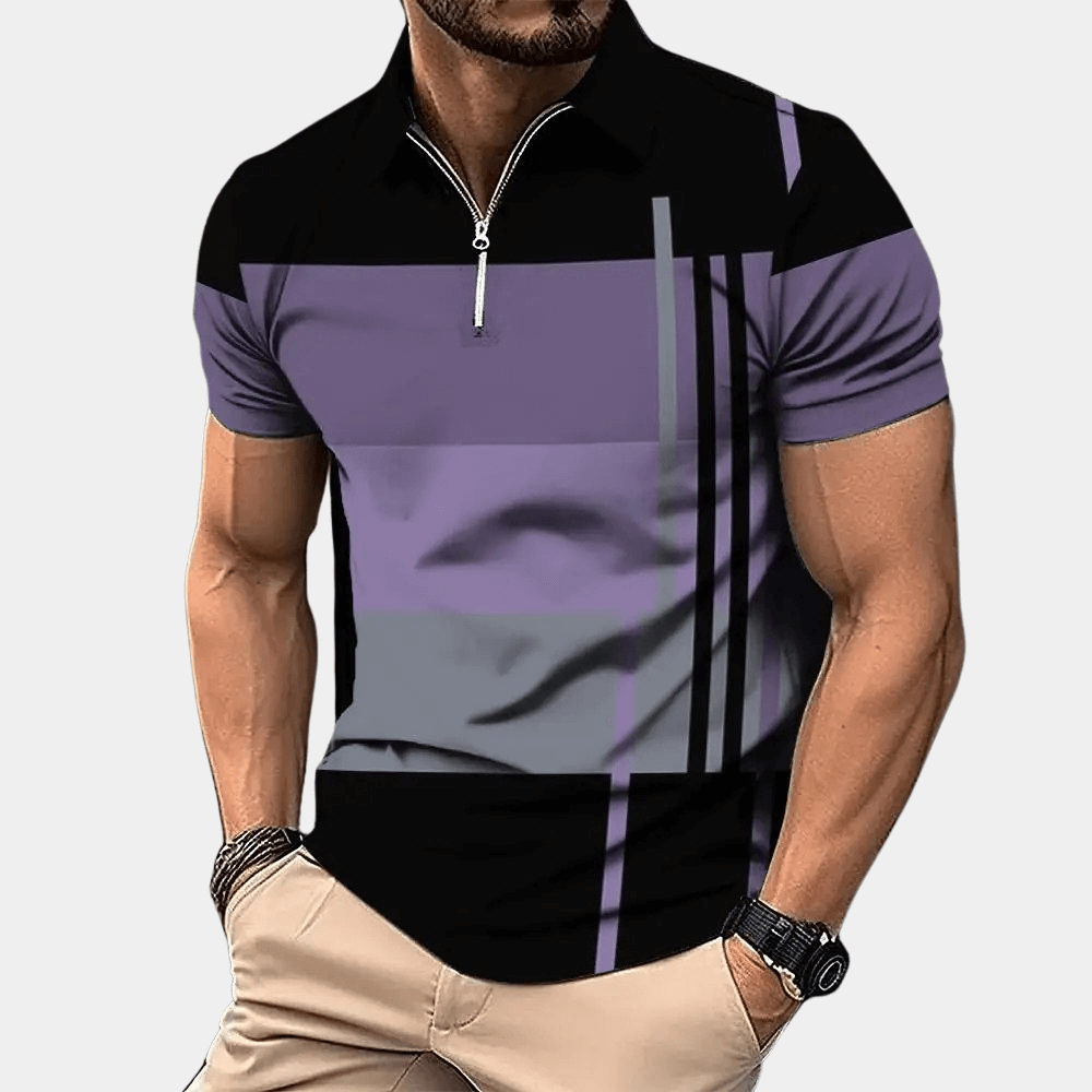 Lässiges Herren-Poloshirt aus Baumwolle