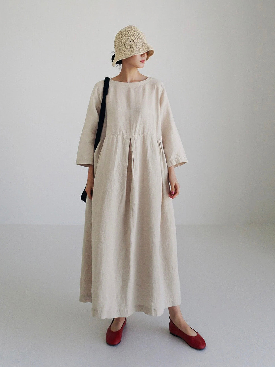 Claire™ | Designer-Midikleid für zeitlosen Komfort