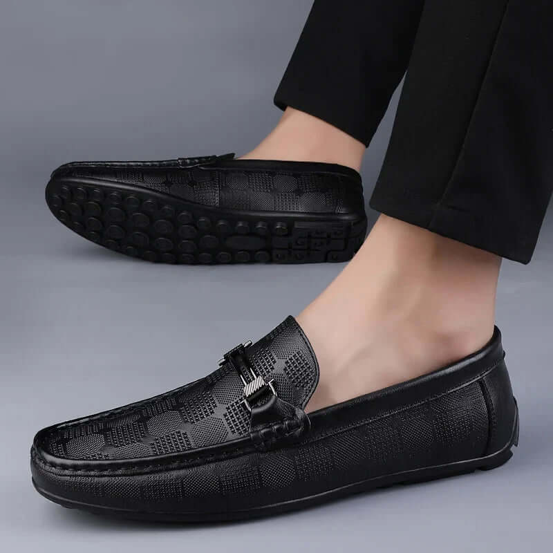 Italienischer Lederloafer für Herren