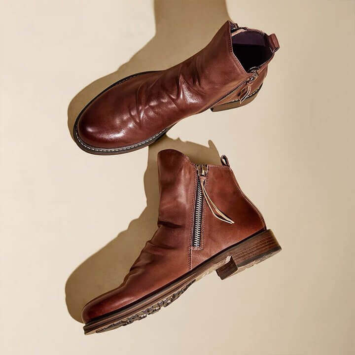 Lässige Herren Lederstiefel