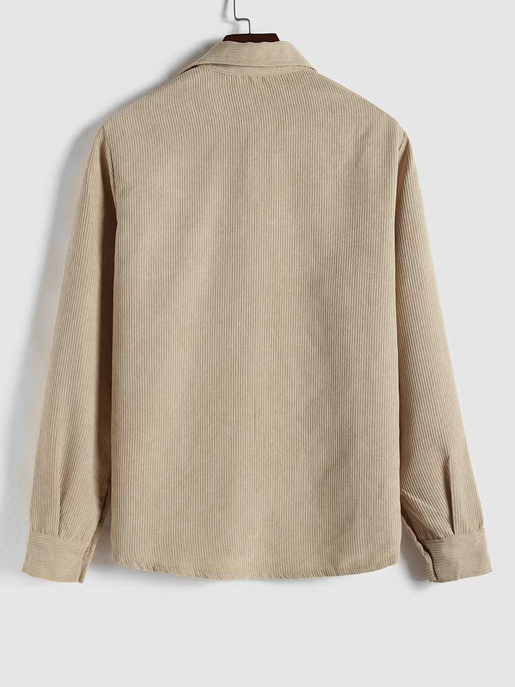 Langarm Cordhemd Herren - Vielseitig & Elegant