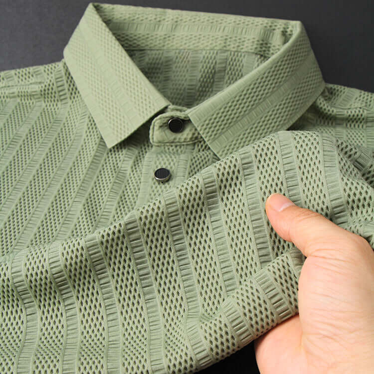 Herren Poloshirt aus Eisseide
