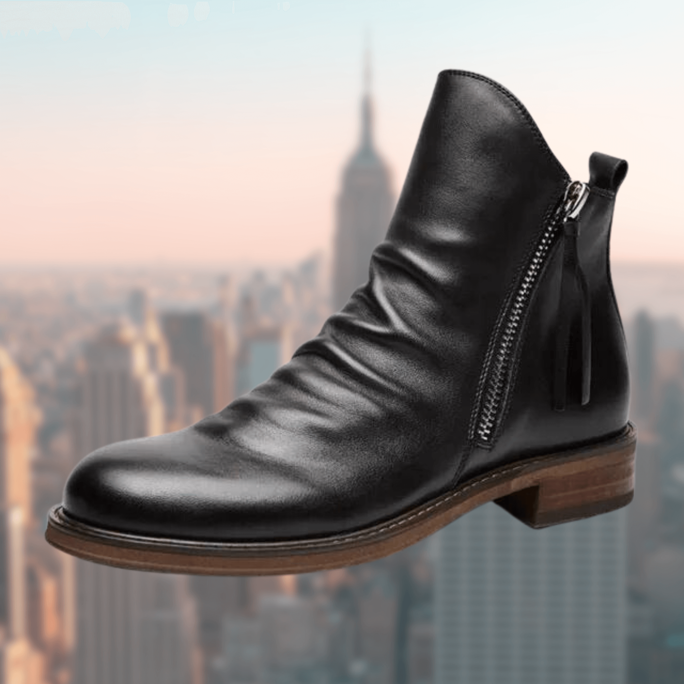 Klassische Lederstiefel für Herren
