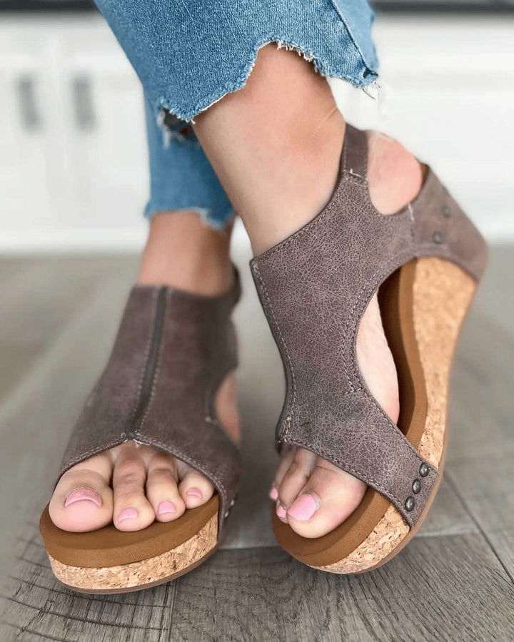 Sera – Stilvolle verstellbare Sommersandalen mit Fußgewölbeunterstützung