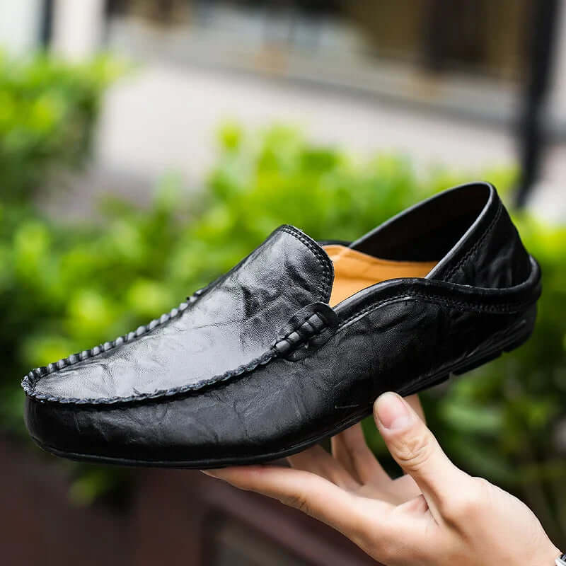 Italienische Herrenloafer aus Leder