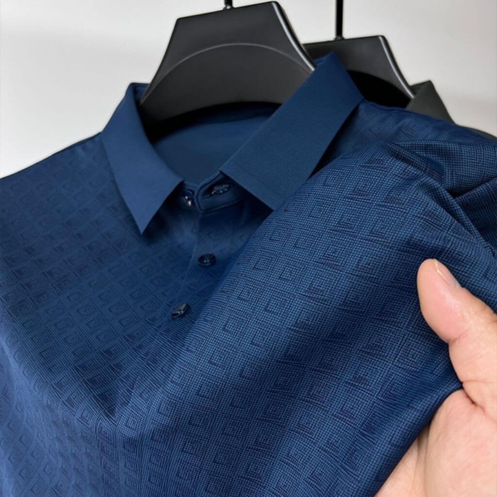Herren-Poloshirt aus Nanosilk