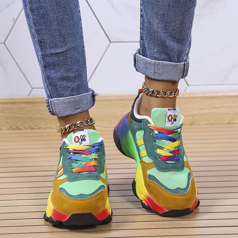 Bunte bequeme orthopädische Turnschuhe