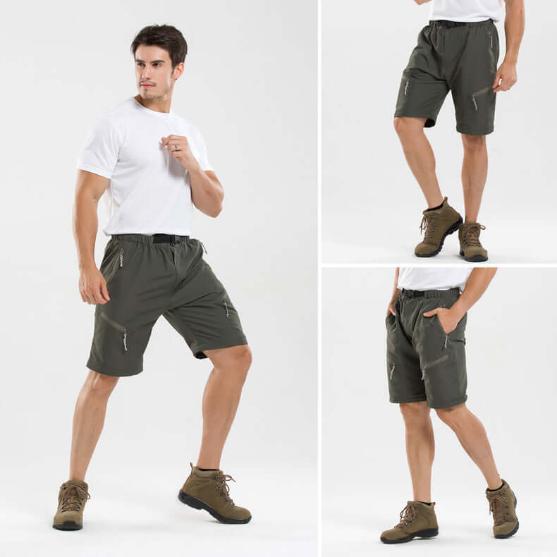 2-in-1 Robuste Wanderhose für Herren