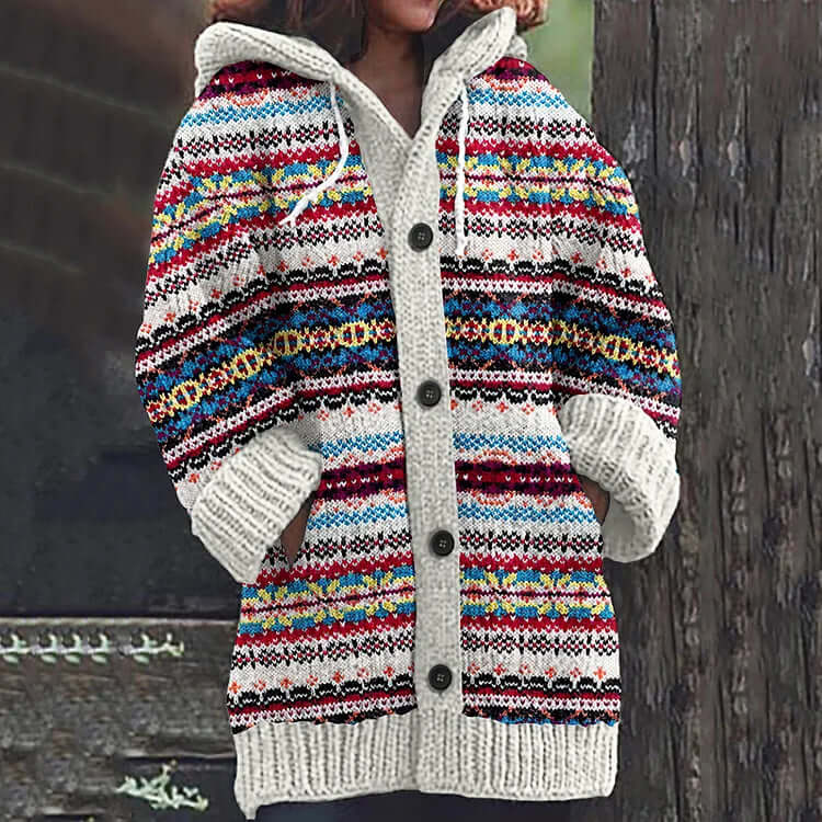 Damen Strickjacke mit Knöpfen - Gemütlich & Stilvoll