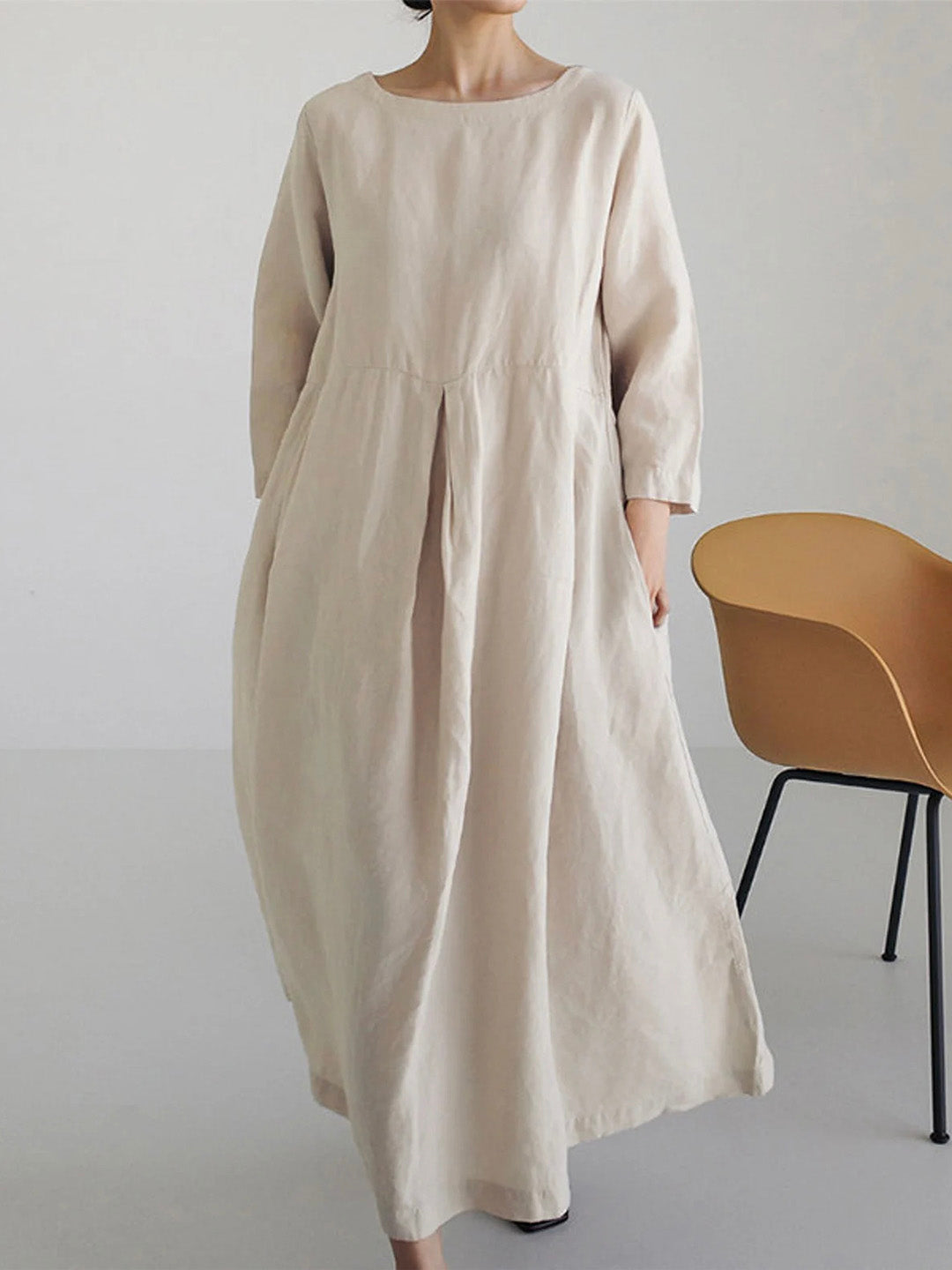 Claire™ | Designer-Midikleid für zeitlosen Komfort