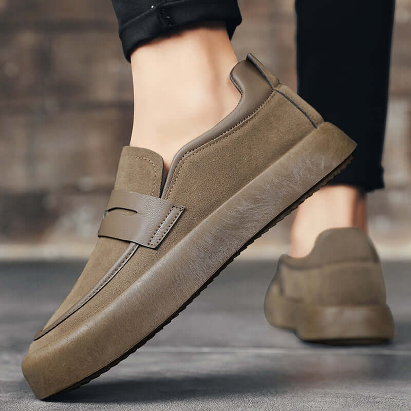 Herren Wildleder Slipper - Komfortabel & Elegant