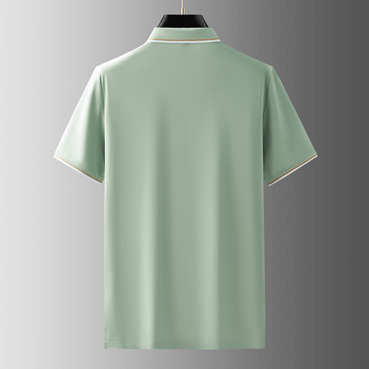 Elegantes Seiden-Poloshirt für Herren