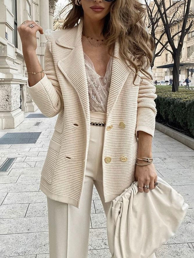 Elegante Herbst-Blazer-Weste