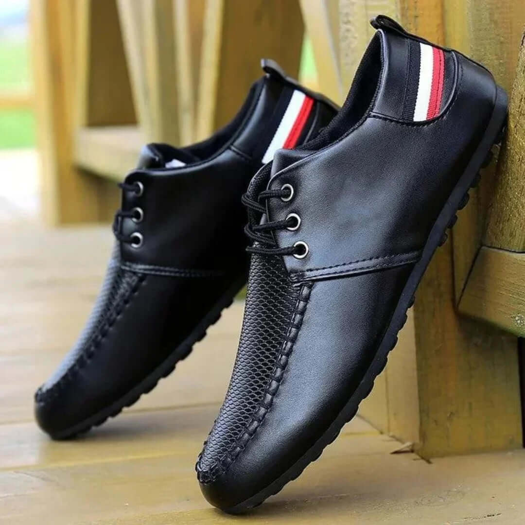 Italienische Leder-Fahrschuhe