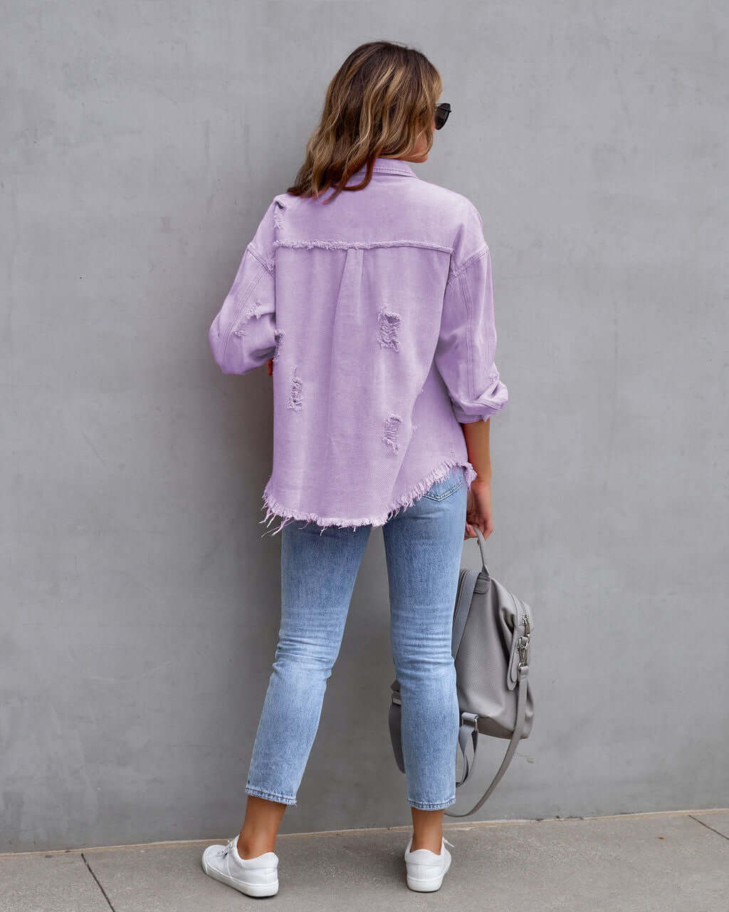Stylische Denim Jacke Damen