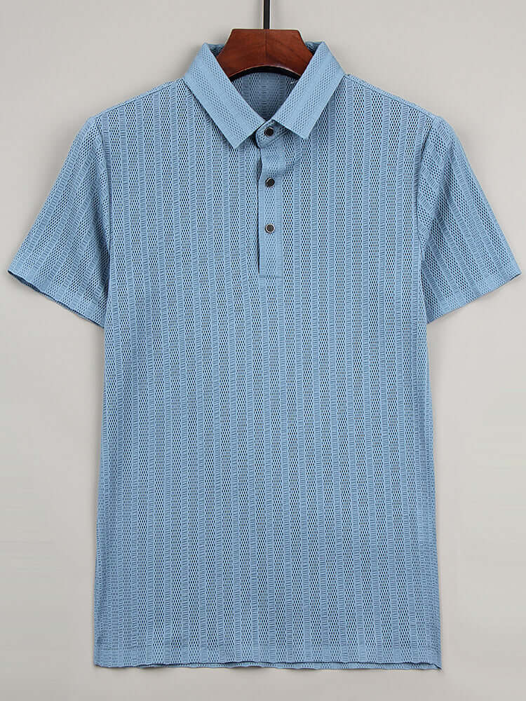 Herren Poloshirt aus Eisseide