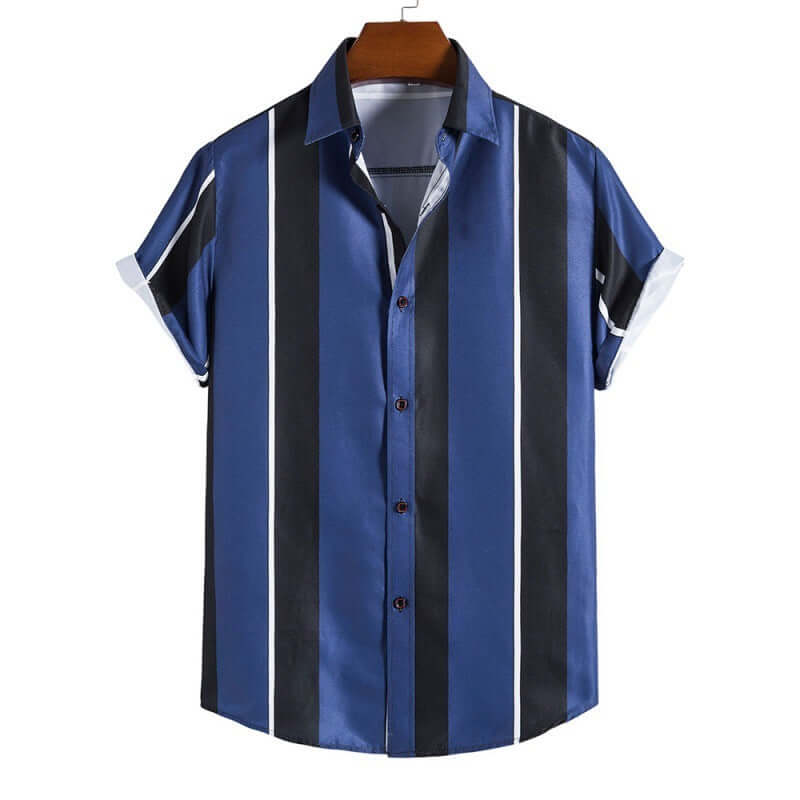 Herren Retro Freizeithemd im 50er Jahre Stil