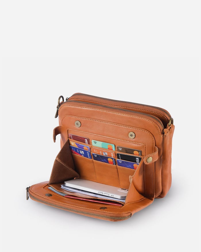 Stella™ - Handgefertigte Crossbody-Umhängetasche