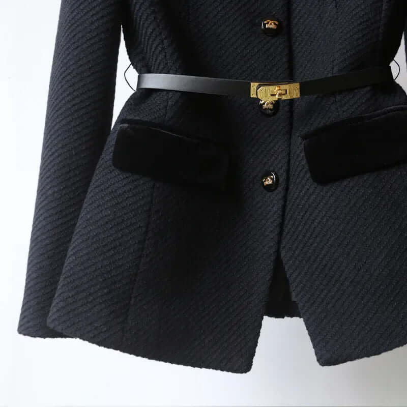 Klassischer Damen Wollmantel